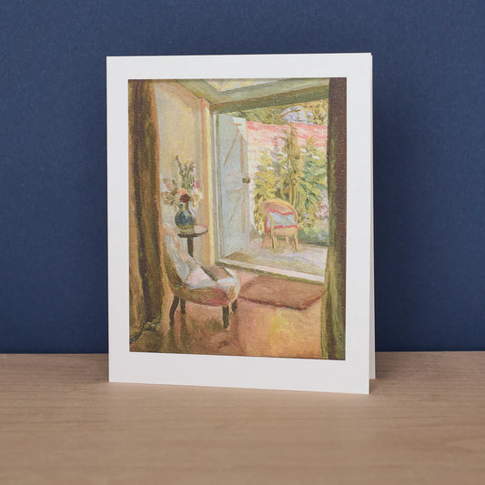View Into Garden Greeting Card - Vanessa Bell