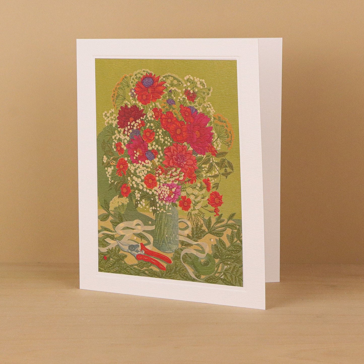 Allotment Bouquet Greeting Card - Vanessa Lubach
