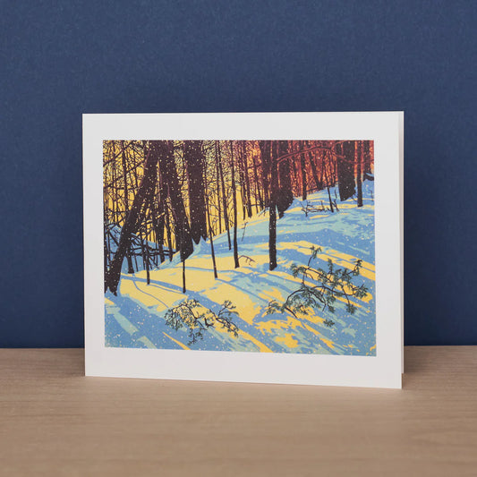Sunshine Snowfall Greeting Card - William H. Hays