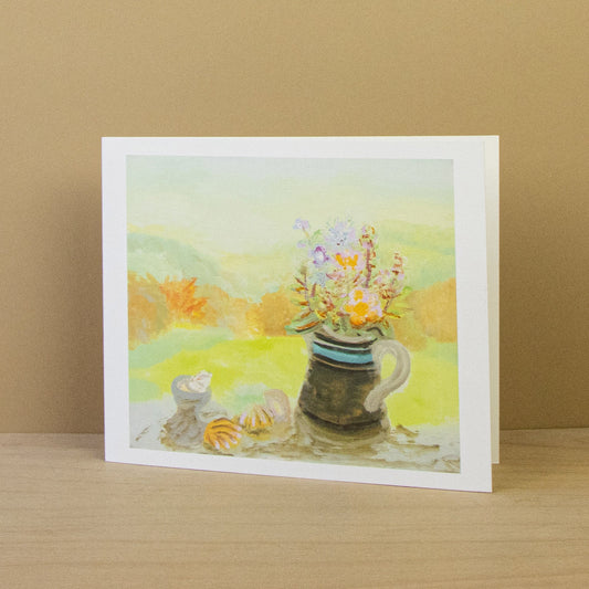 Evening at Boothby Greeting Card - Winifred Nicholson