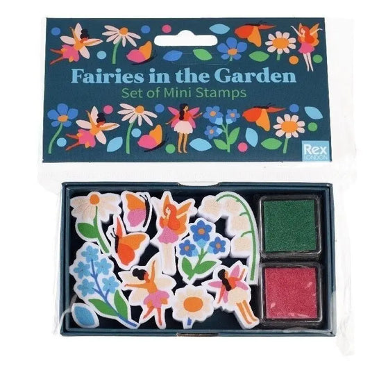 Fairies in the Garden: Set of Mini Stamps