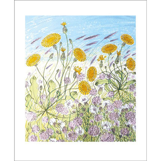 Saltmarsh, Morston Greeting Card - Angie Lewin