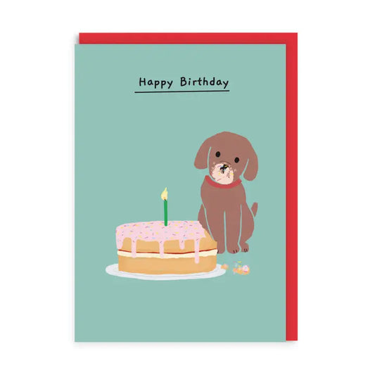 Happy Birthday Card - Pat the Pooch