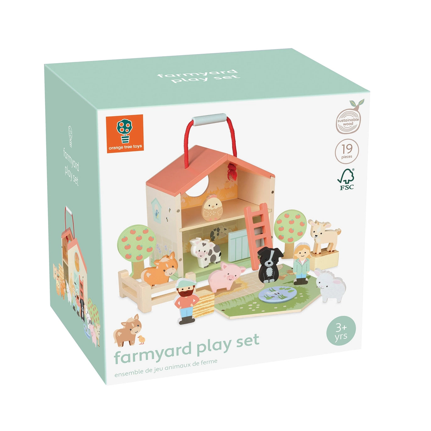Wooden Farmyard Play Set