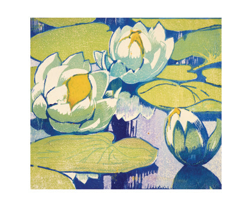 Water Lilies Greeting Card - Mabel Royds