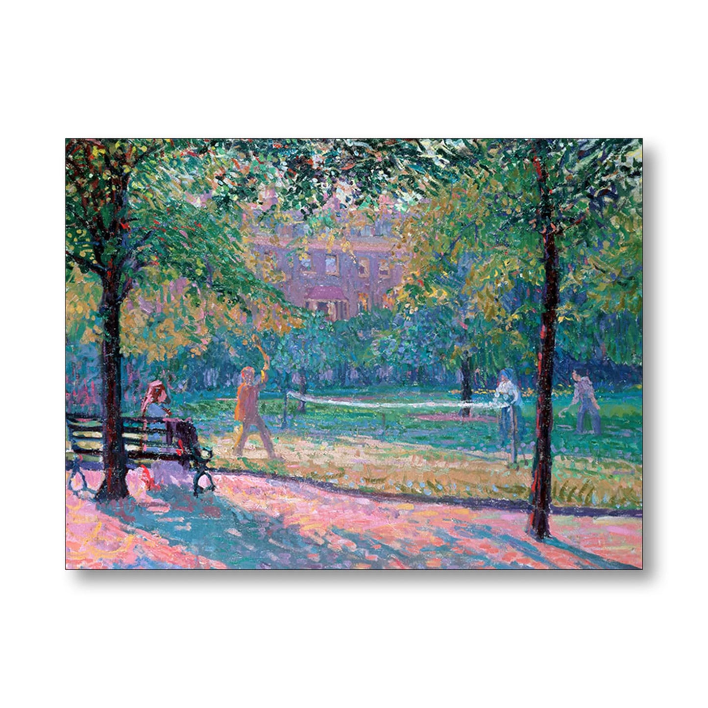 Game of Tennis Greeting Card - Spencer Frederick Gore