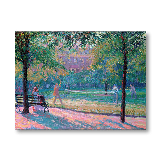 Game of Tennis Greeting Card - Spencer Frederick Gore